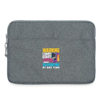Warnung Könnte Über 3D Druck Sprechen Drucker - Laptoptasche 15" - Grau meliert - Vorne