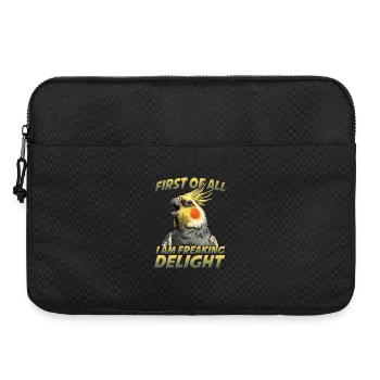 Perroquet de compagnie Oiseau de compagnie Perruche australienne - Sacoche pour ordinateur portable 15 pouces - noir - Devant