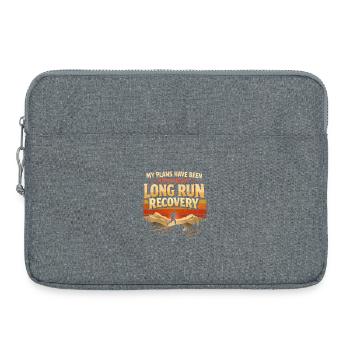 Pläne gestrichen | Long Run Erholung - Laptoptasche 15" - Grau meliert - Vorne