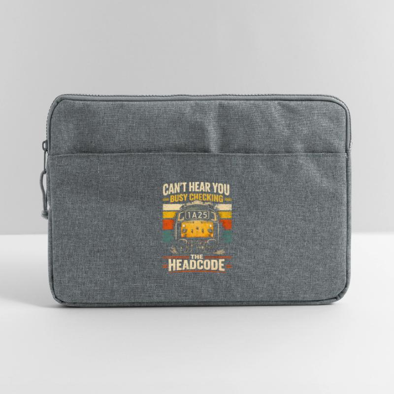 Hear Nothing: Headcode | Trainspotting Laptop bag 15"
