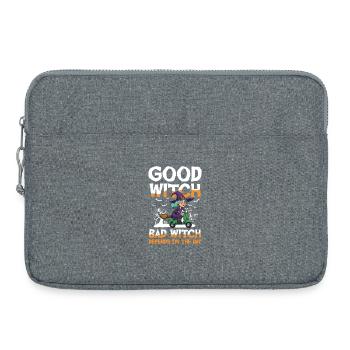 Good Witch Bad Witch Depends On The Day Funny - Laptop bag 15" - heather grey - Front