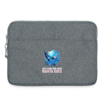 Rays Manta Rays - Laptop bag 15" - heather grey - Front