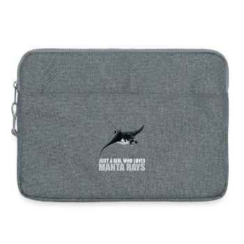 Rays Manta Rays - Laptop bag 15" - heather grey - Front