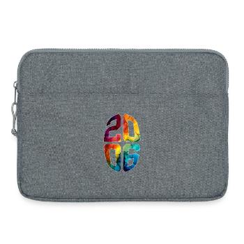 20 ANS 2006 20E ANNIVERSAIRE - Sacoche pour ordinateur portable 15 pouces - gris chiné - Devant