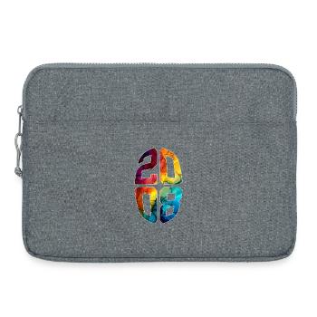18 ANS 2008 18E ANNIVERSAIRE - Sacoche pour ordinateur portable 15 pouces - gris chiné - Devant