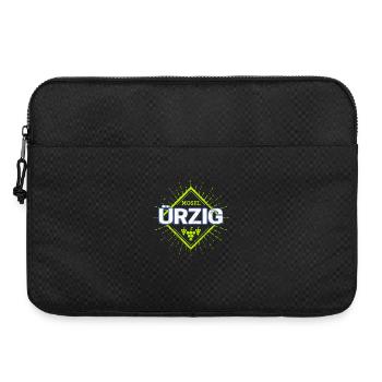 Ürzig an der Mosel mit Retro Weintrauben Souvenir - Laptoptasche 15" - Schwarz - Vorne