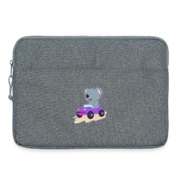 Koala Car - Sacoche pour ordinateur portable 15 pouces - gris chiné - Devant