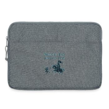 Geboren als Kind eines Scherzes, gezwungen, Ren Faire im Mittelalter zu spielen - Laptoptasche 15" - Grau meliert - Vorne