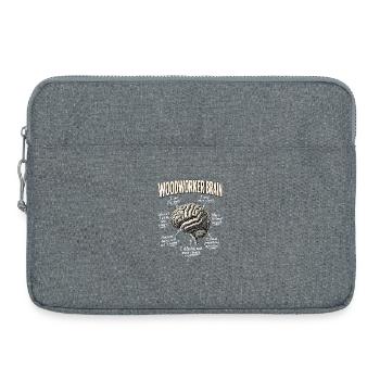 Schreiner Woodworker Brain Shirt - Laptoptasche 15" - Grau meliert - Vorne