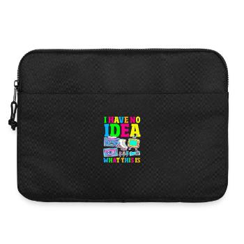 Retro Back to the 80s Vintage Design - Laptoptasche 15" - Schwarz - Vorne