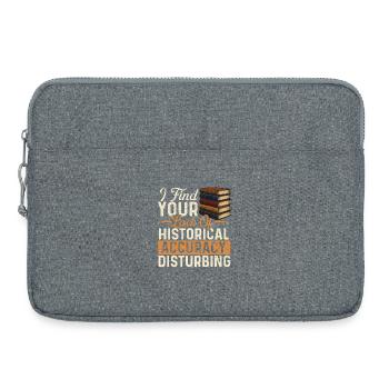 Exactitude historique Histoire troublante - Sacoche pour ordinateur portable 15 pouces - gris chiné - Devant