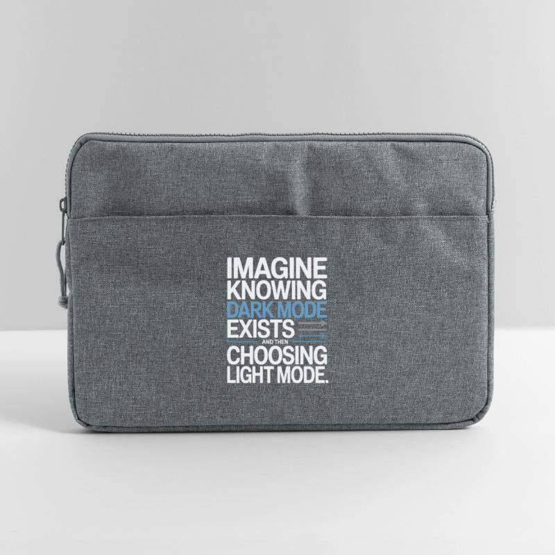 Dark Mode Exists Programmierer IT Nerd Coder Büro Laptoptasche 15"