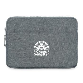 Institutrice de maternelle Chaos Gangster Institutrice de garderie - Sacoche pour ordinateur portable 15 pouces - gris chiné - Devant