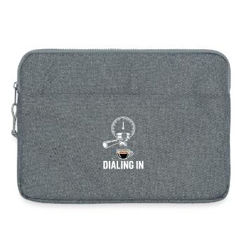 Dialing In Espresso Ritual - Laptoptasche 15" - Grau meliert - Vorne