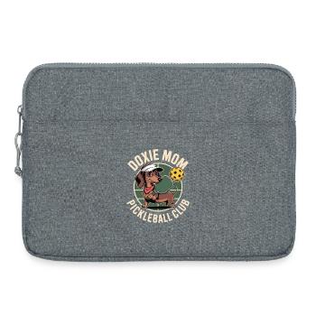 Dackel Mama Club - Laptoptasche 15" - Grau meliert - Vorne