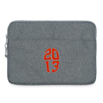 13 ANS 2013 13E ANNIVERSAIRE - Sacoche pour ordinateur portable 15 pouces - gris chiné - Devant