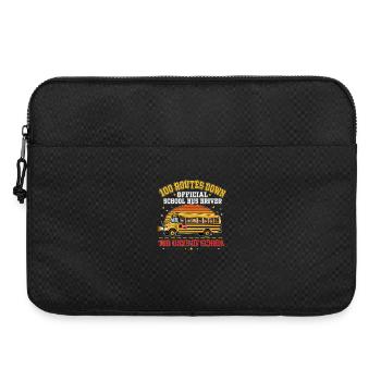 Schulbusfahrer 100 Routen hundert Tage Held - Laptoptasche 15" - Schwarz - Vorne