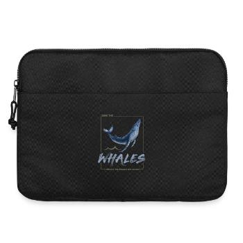 Wal Schützt die Wale und das Meer Design - Laptoptasche 15" - Schwarz - Vorne