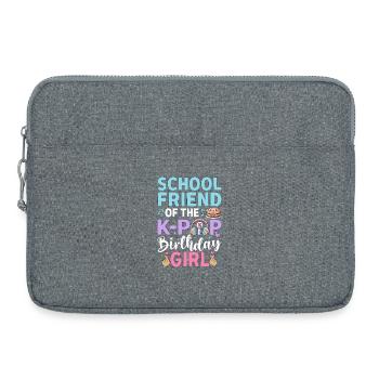 School Friend Of The K-Pop Birthday Girl - Laptop bag 15" - heather grey - Front