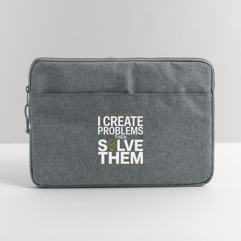 Game Developer I Create Problems Then Game Coder Laptoptasche 15"
