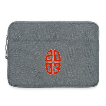 23 JAHRE ALT 2003 23. GEBURTSTAG - Laptoptasche 15" - Grau meliert - Vorne