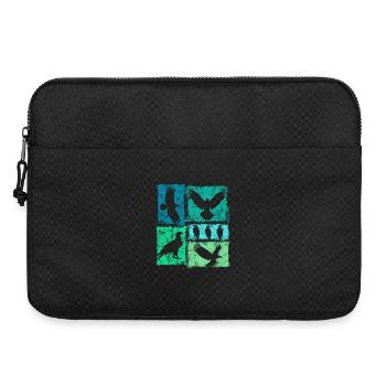 Eagle Retro Graphic Vintage Animal Print - Laptop bag 15" - black - Front