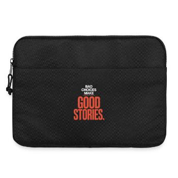 Bad Choices Make Good Stories Festival Party Trip - Laptop bag 15" - black - Front