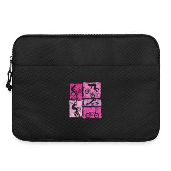 BMX Bike Stunts Im Retro-Stil Für Frauen Mädchen - Laptoptasche 15" - Schwarz - Vorne