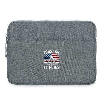Aircraft Mechanic Aviation Engineer - Laptop bag 15" - heather grey - Front
