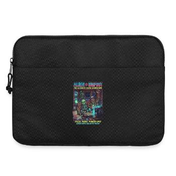 Alien vs Bigfoot – Cabin Showdown Gaming - Laptop bag 15" - black - Front