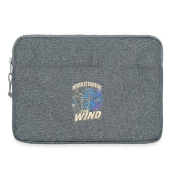 Bogenschießen Bogenschütze - Laptoptasche 15" - Grau meliert - Vorne