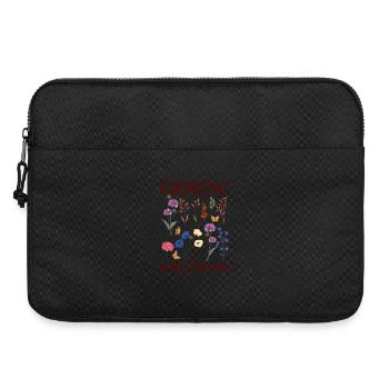 Wachsendes kleines Menschlein - Laptoptasche 15" - Schwarz - Vorne