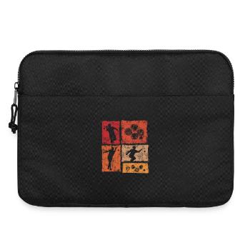 Boccia And Petanque Player Retro Graphic - Laptop bag 15" - black - Front