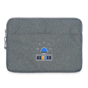Système de rapport radio sur le statut 3 de BOS FMS - Sacoche pour ordinateur portable 15 pouces - gris chiné - Devant