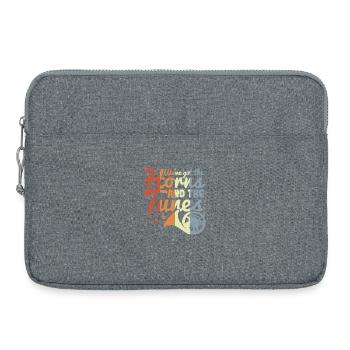 Nous avons les cuivres et les airs - Sacoche pour ordinateur portable 15 pouces - gris chiné - Devant