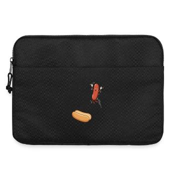 Hot-dogs, saucisses, barbecue, grill, barbecue - Sacoche pour ordinateur portable 15 pouces - noir - Devant