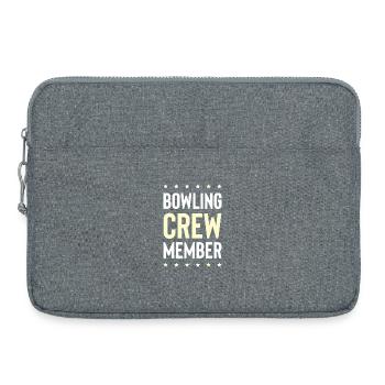 Bowling Crew - Laptoptasche 15" - Grau meliert - Vorne