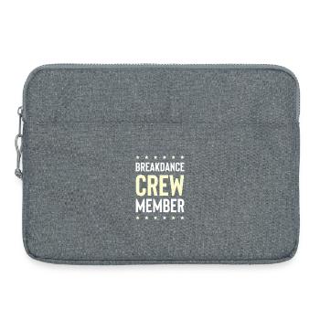 Breakdance Crew - Laptoptasche 15" - Grau meliert - Vorne