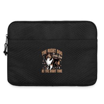Chien Shetland Sheltie Race - Sacoche pour ordinateur portable 15 pouces - noir - Devant
