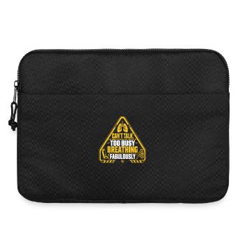 Asthma Asthmatiker Too Busy Breathing - Laptoptasche 15" - Schwarz - Vorne