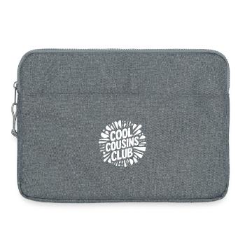 Cool Cousins Club - Sacoche pour ordinateur portable 15 pouces - gris chiné - Devant