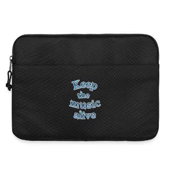 Keep music alive - Laptop bag 15" - black - Front