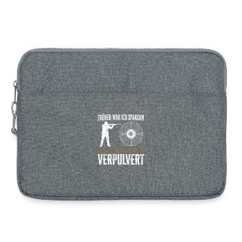Autrefois économique, maintenant gaspillé - Sacoche pour ordinateur portable 15 pouces - gris chiné - Devant