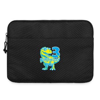 DINO 3 JAHRE DINOSAURIER 3. GEBURTSTAG - Laptoptasche 15" - Schwarz - Vorne