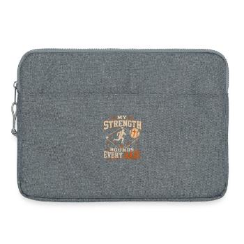 Meine Kraft Umrundet Jede Base Baseball Philipper - Laptoptasche 15" - Grau meliert - Vorne