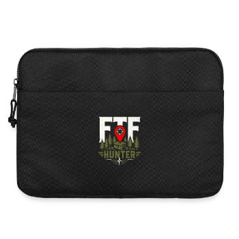 FTF Hunter GPS Schatzsuche-Design - Laptoptasche 15" - Schwarz - Vorne