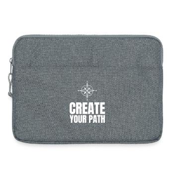Create Your Path - Laptoptasche 15" - Grau meliert - Vorne