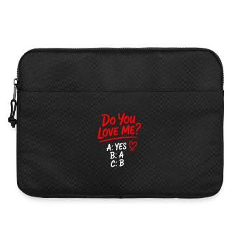 Do You Love Me Relationship Love Couple Love Marriage Couple - Laptop bag 15" - black - Front