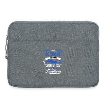 Plongée sous-marine 3 jours par semaine Drôle - Sacoche pour ordinateur portable 15 pouces - gris chiné - Devant