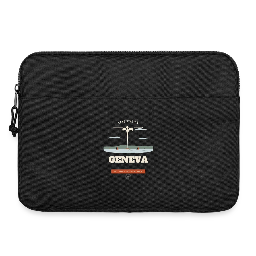 Geneva badge on a laptop bag 15", black